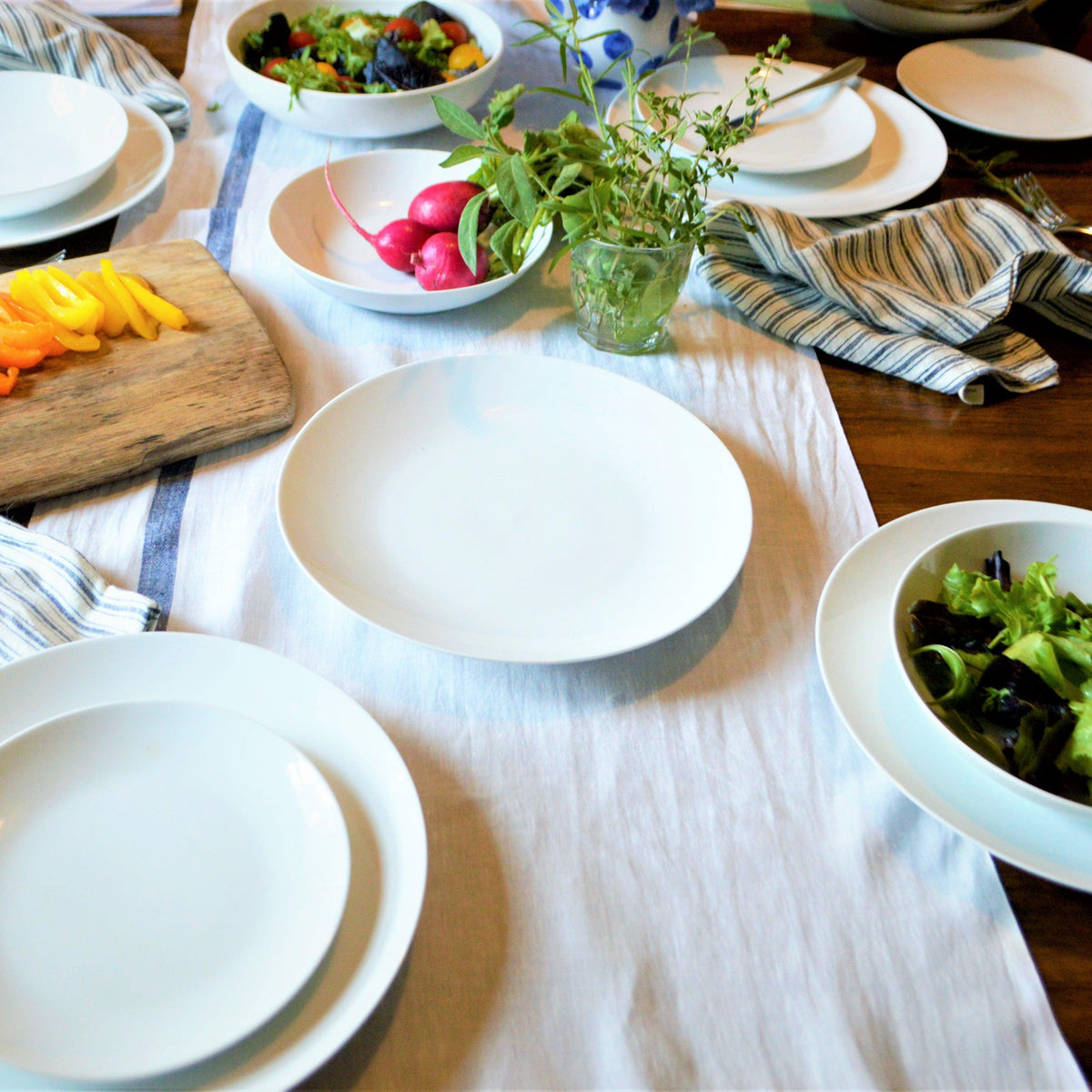 Bianco 18 Piece Dinnerware Set – Euro Ceramica - Main Image