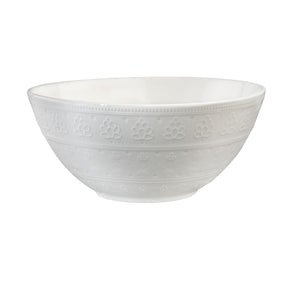 Fez 10'' Serving Bowl - White - Euro Ceramica 