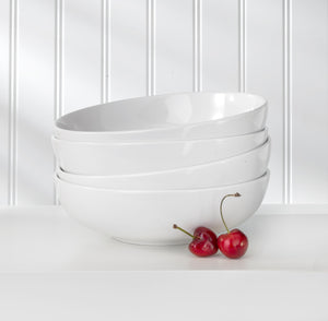White Essential Soup Bowls Set - Euro Ceramica 
