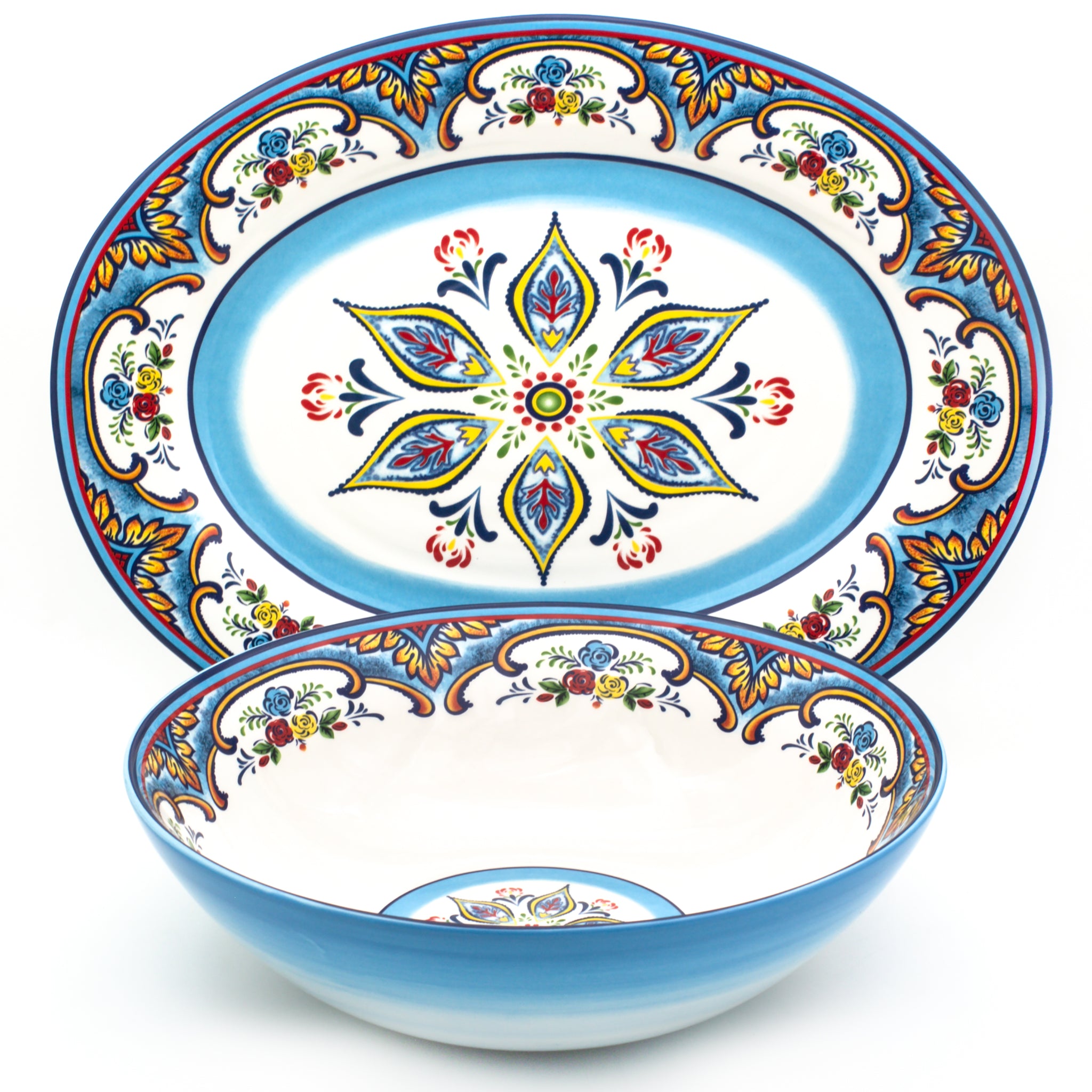 Zanzibar 2 Piece Serving Set - Euro Ceramica 