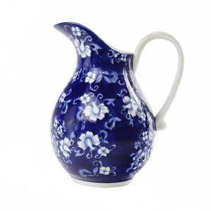 Blue Garden Pitcher - Euro Ceramica 