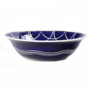Blue Garden 12" Serving Bowl - Euro Ceramica 