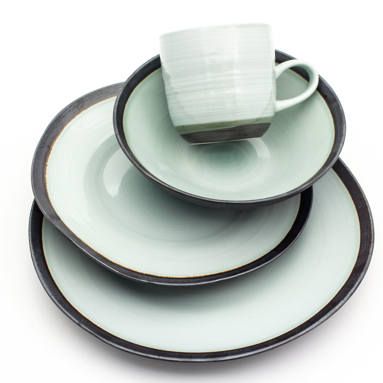 Diana 16 Piece Dinnerware Set, Service for 4 - Euro Ceramica 