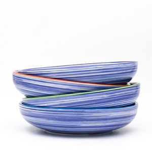 Raia 4 Piece Assorted Pasta Bowl Set - Euro Ceramica 