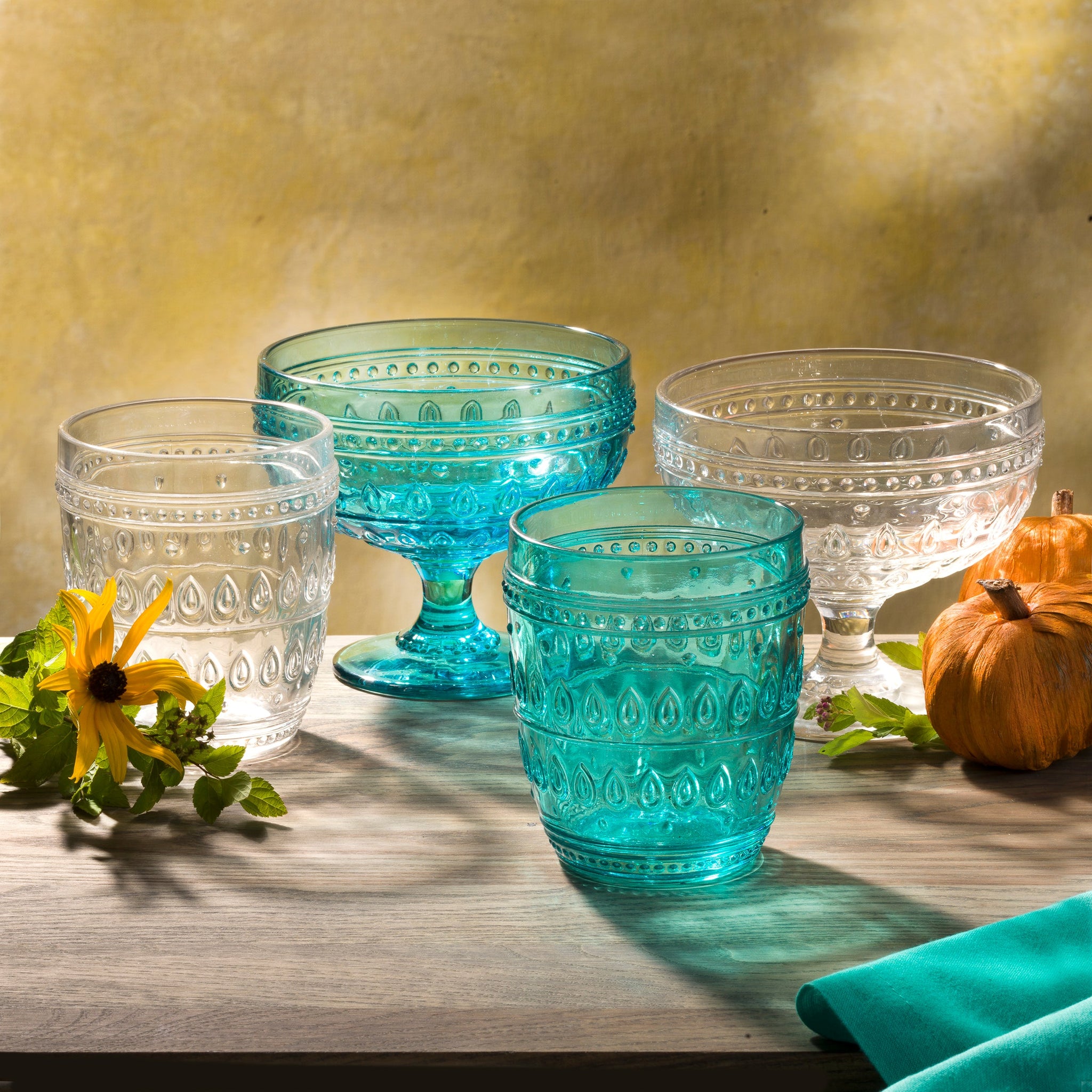 WINE AND DRINKING GLASSES