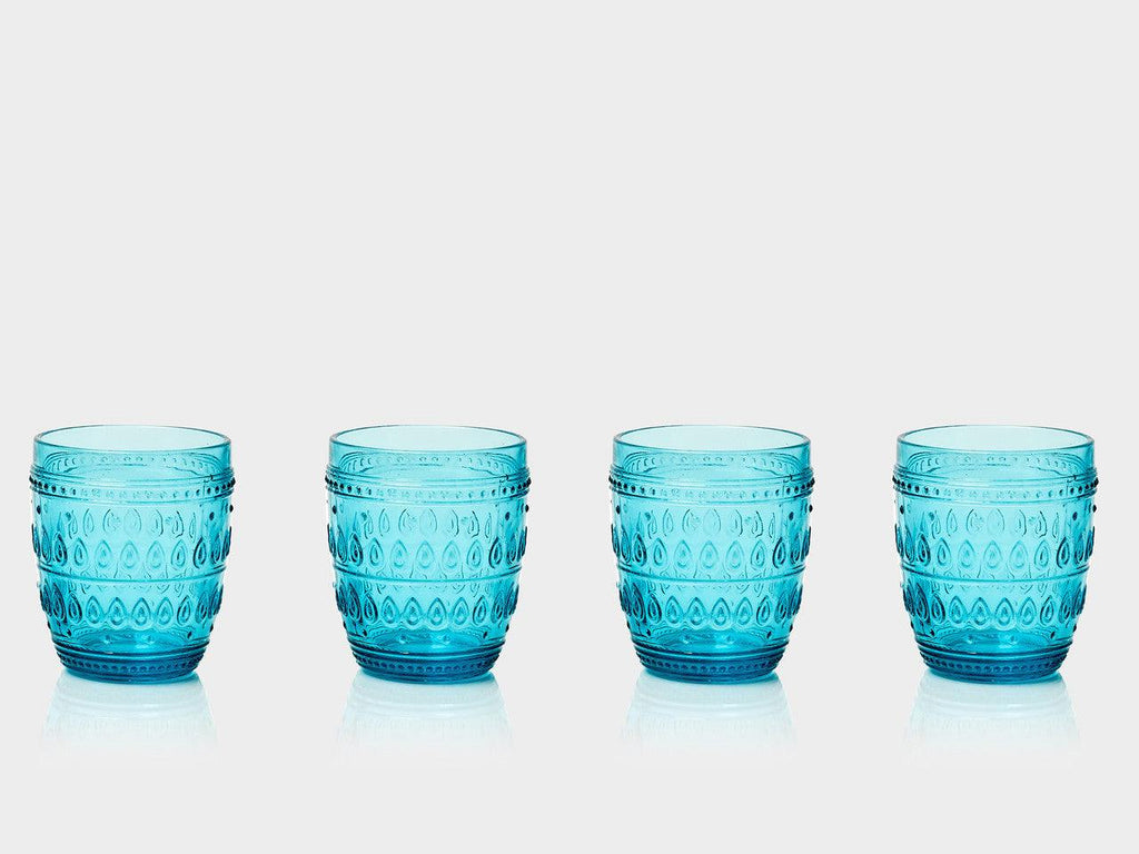 Fez 12 oz. Old Fashion Glasses, Set of 4 - Euro Ceramica 
