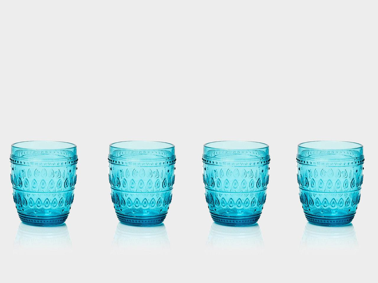 Fez 12 oz. Old Fashion Glasses, Set of 4 - Euro Ceramica 