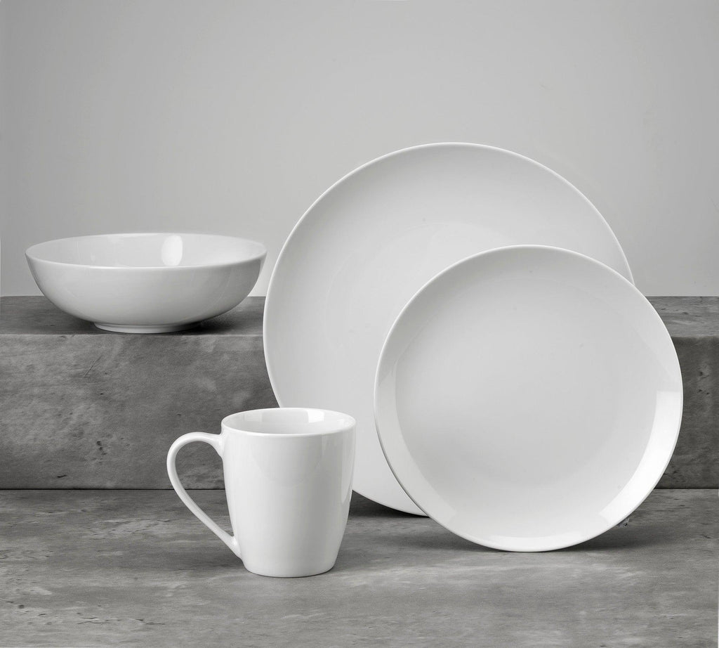 Claire Everyday Classic Coupe 16 Piece Dinnerware Set - Euro Ceramica 