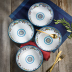 Euro Ceramica Zanzibar 20-Piece Stoneware Dinnerware Set – Service for 4