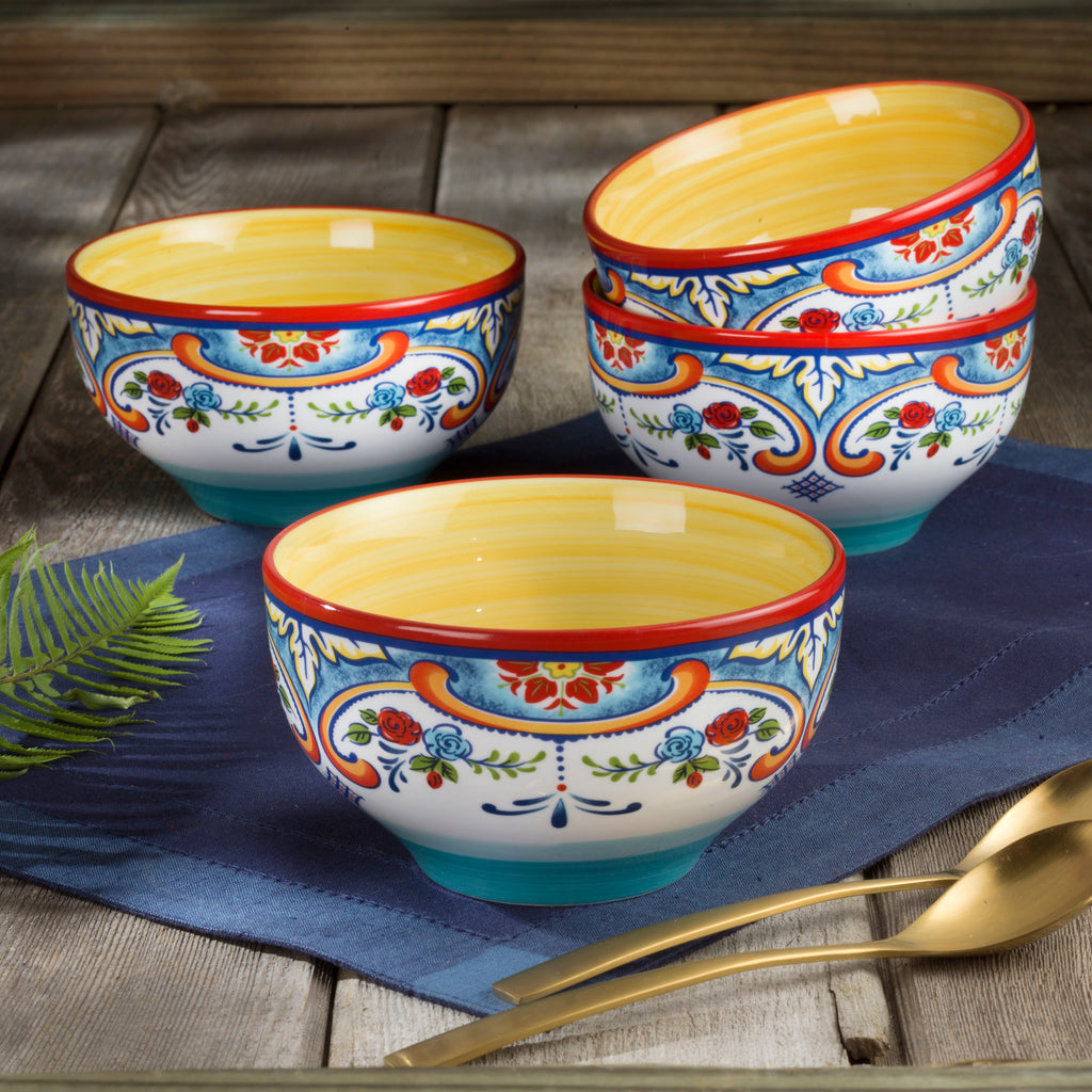 Euro Ceramica Zanzibar 20-Piece Stoneware Dinnerware Set – Service for 4