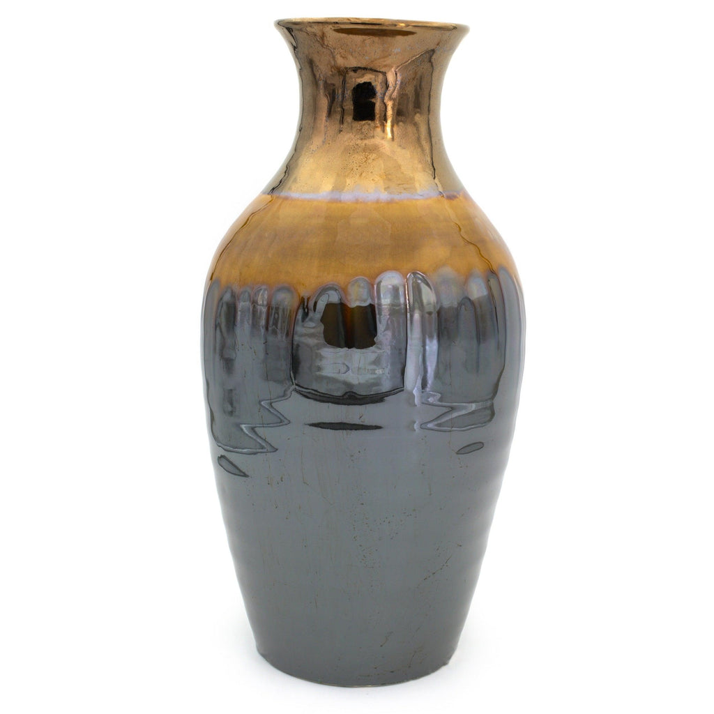 Patina Sienna Flared Shoulder Vase - Euro Ceramica 