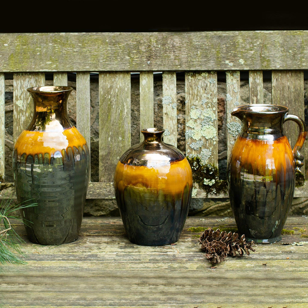 Patina Sienna Flared Shoulder Vase - Euro Ceramica 