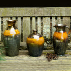 Patina Sienna Flared Shoulder Vase - Euro Ceramica 