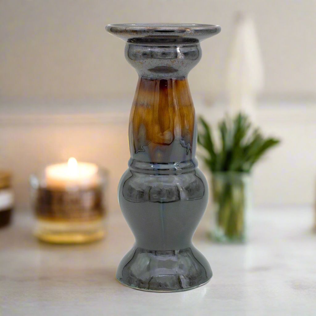 Patina Sienna Small Candle Holder