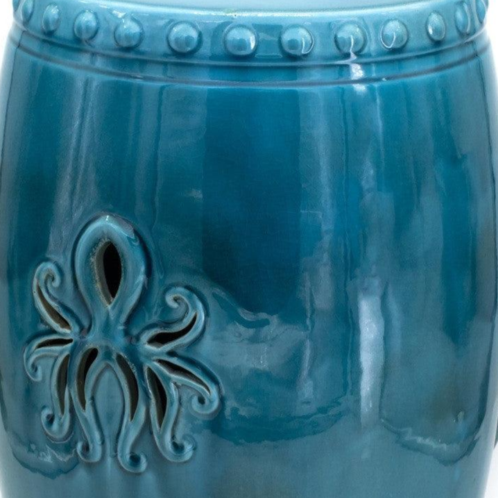 Ocean Grotto Aqua Kraken Garden Stool