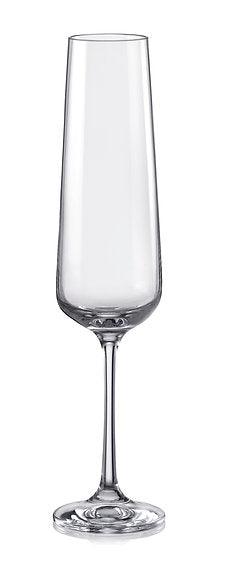 Sandra 6.76-Oz.Fluted Champagne Glass, Set of 4