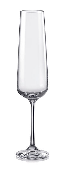 Sandra Fluted Champagne Glass 6.76oz Set of 4