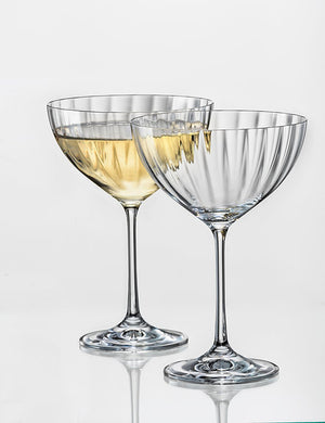 Waterfall Coupe Cocktail Glass 11.50 oz Set of 4