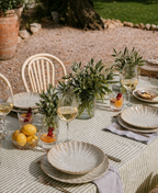 Kea Reactive Glaze Stoneware 12 Piece Dinnerware Set - Wheat