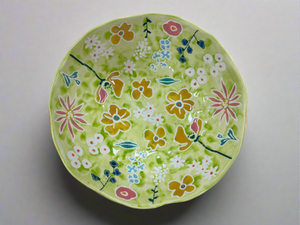 Primavera Handpainted Stoneware All-Pourpose Bowl