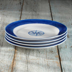 Ahoy 4 Piece Assorted Dinner Plate Set