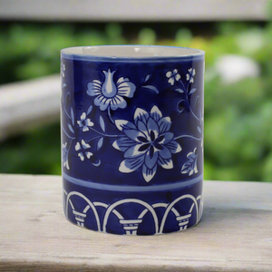 Blue Garden Utensil Holder