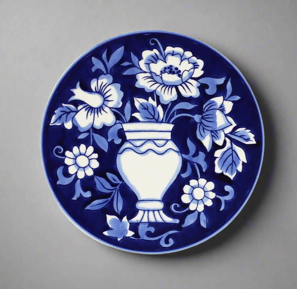 Blue Garden 8" Trivet