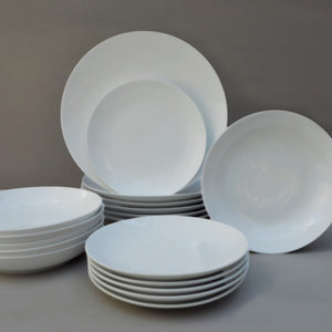 Bianco 6 Piece Salad Plate Set - Euro Ceramica 