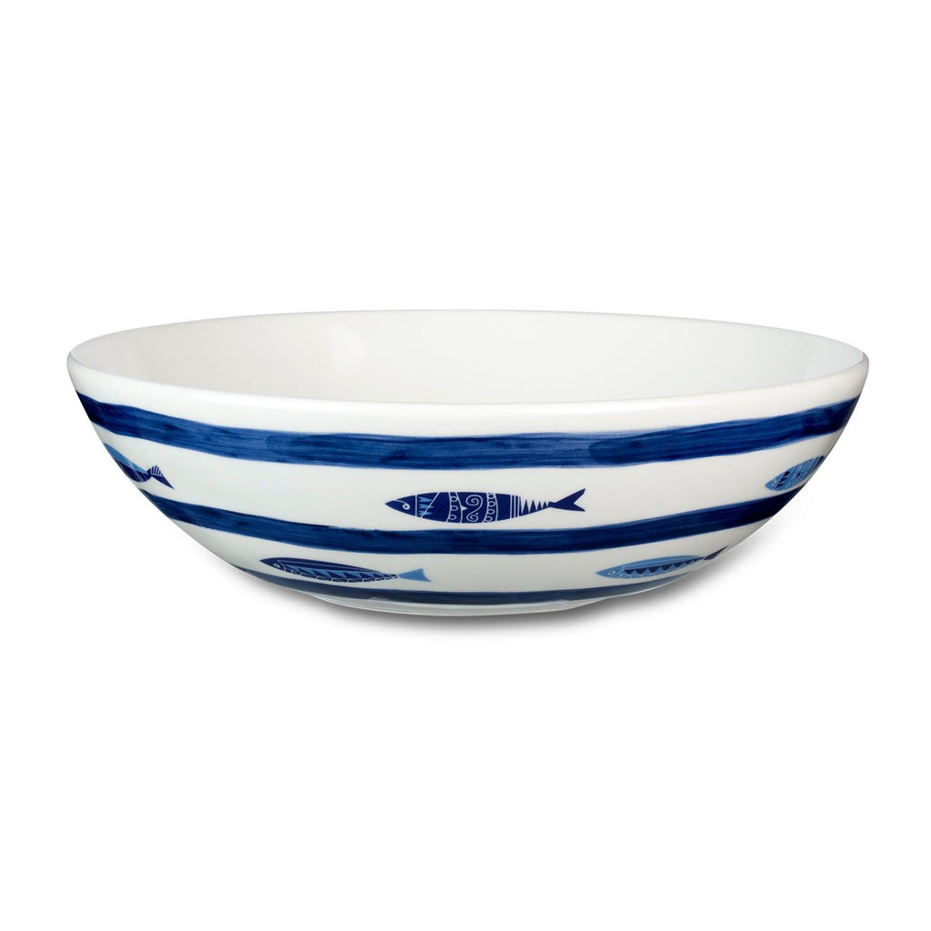 Mediterranean Sea Fish 11'' Round Serving Bowl