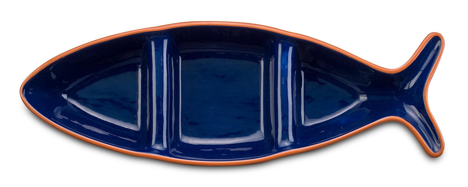 Fish Shape Divided Bowl