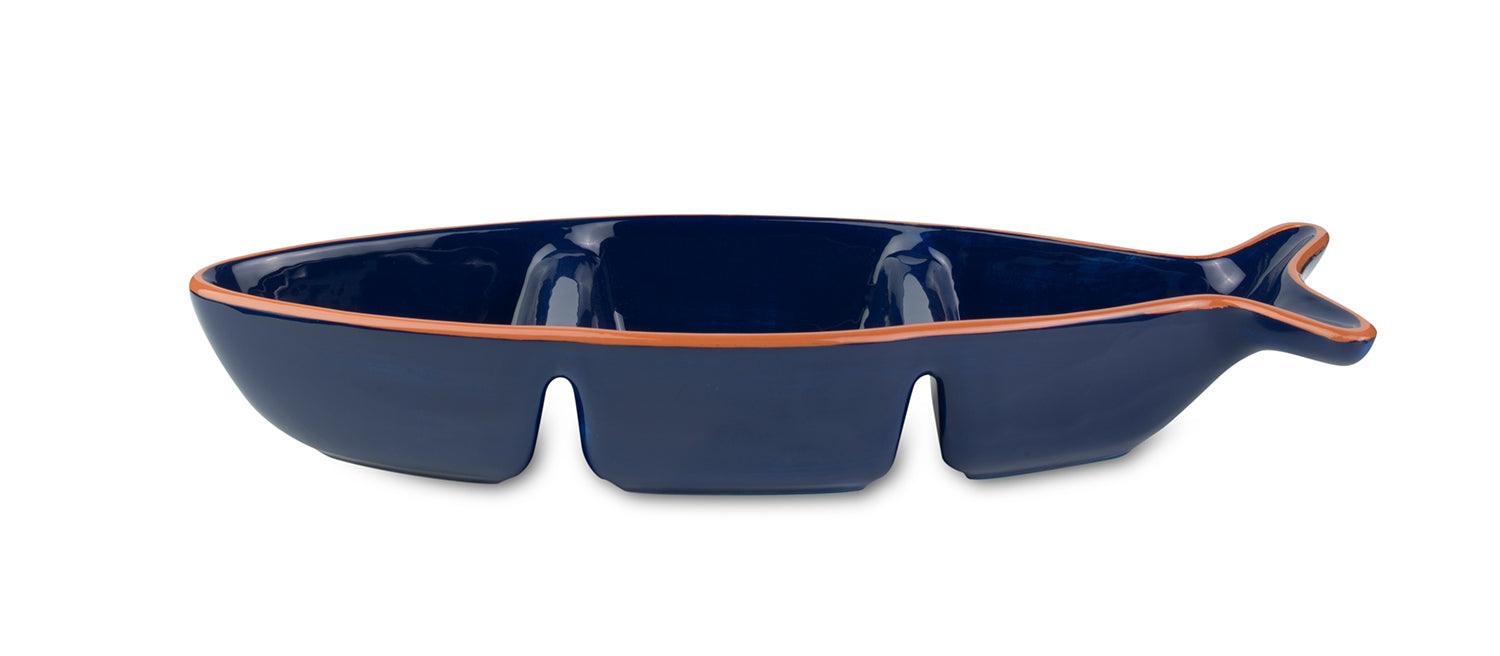 Fish Shape Divided Bowl