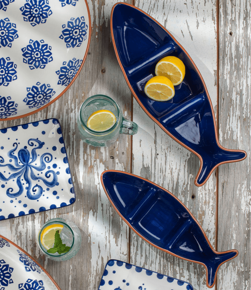 Fish Shape Divided Bowl