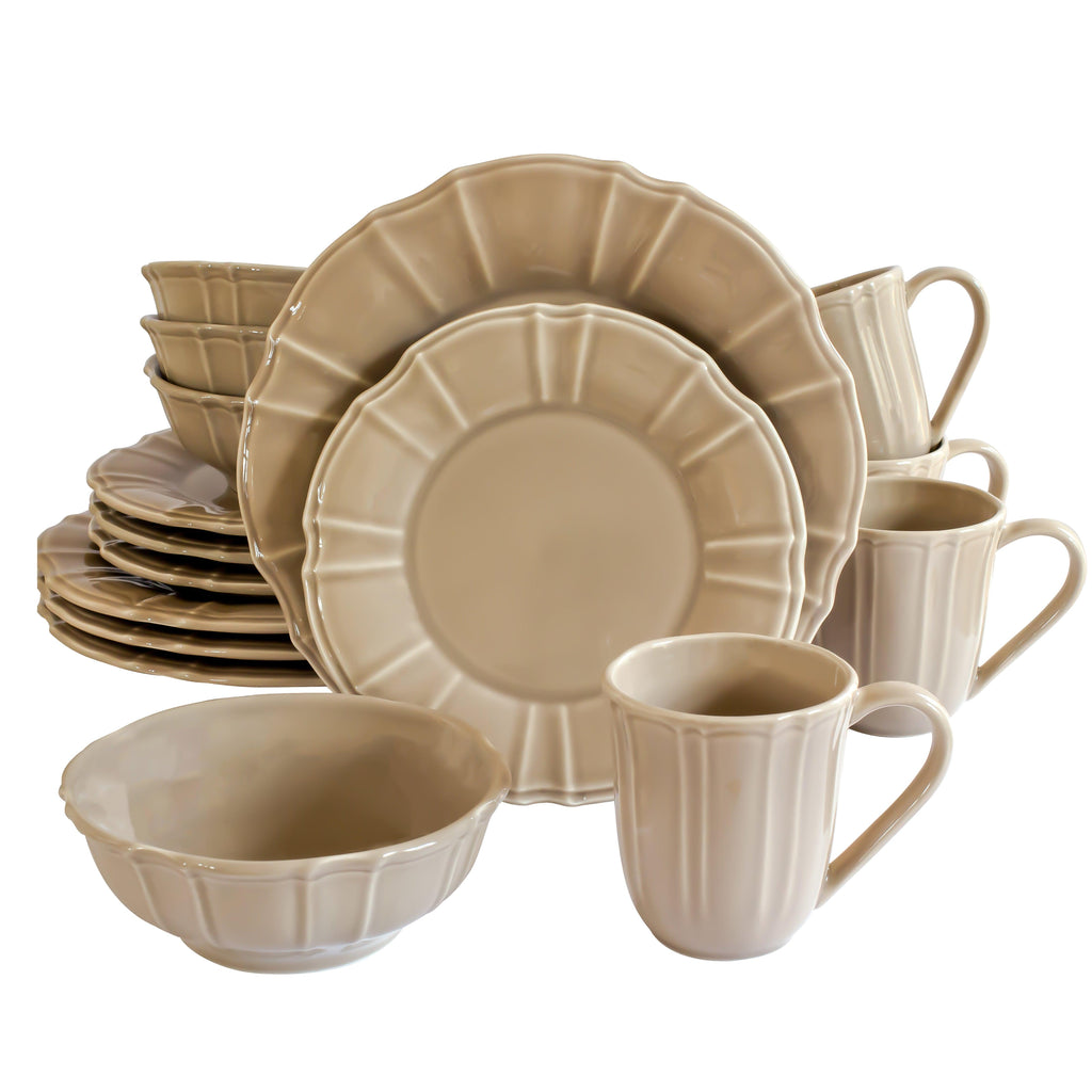 Chloe 16 Piece Dinnerware Set - Euro Ceramica 