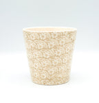 Chloe Floral Accent Planter - Beige - Euro Ceramica 
