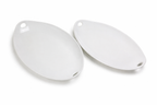Euro Essential Classic White Serving Platters, Set of 2