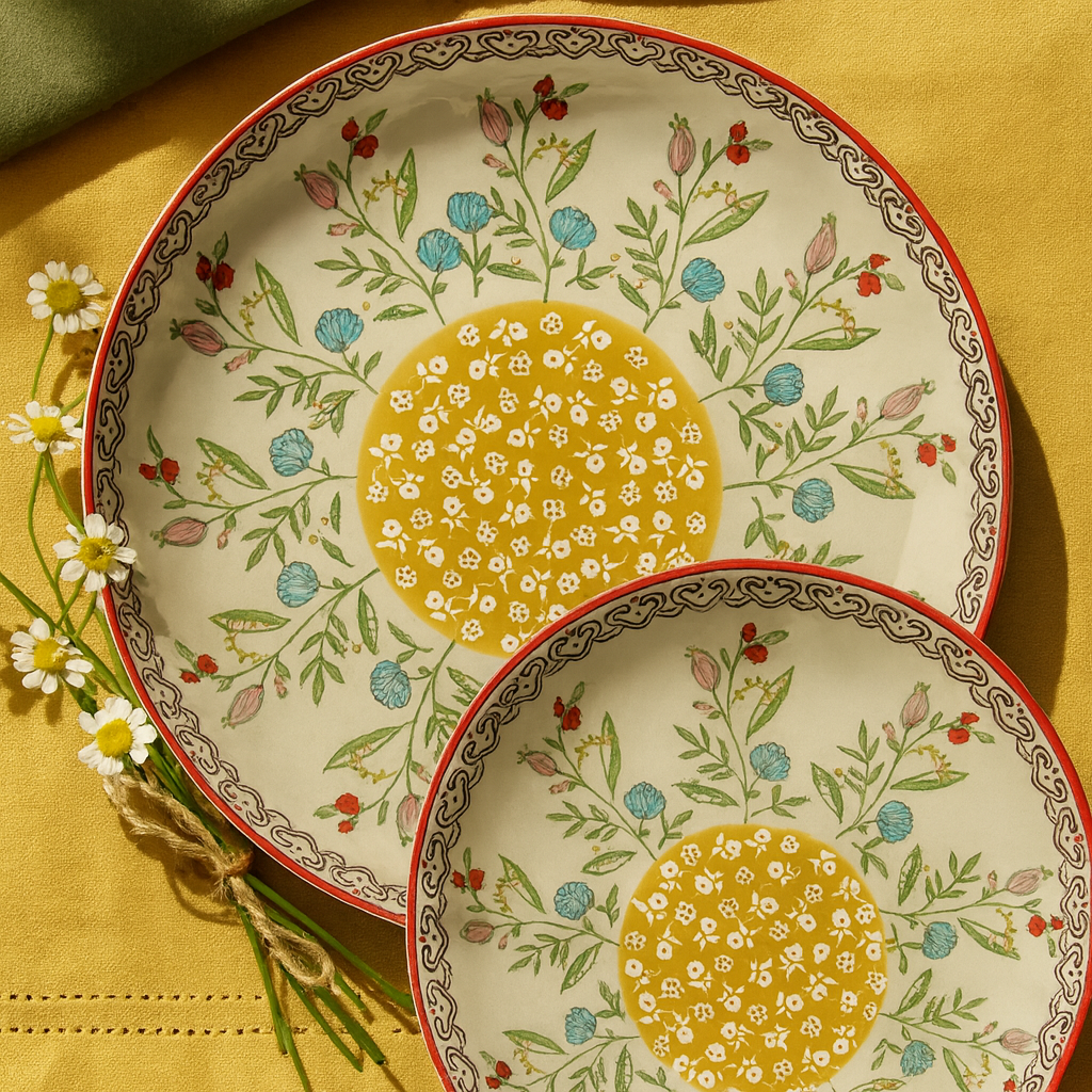 Ella Hand Painted 10'' Serving Bowls, Set of 2