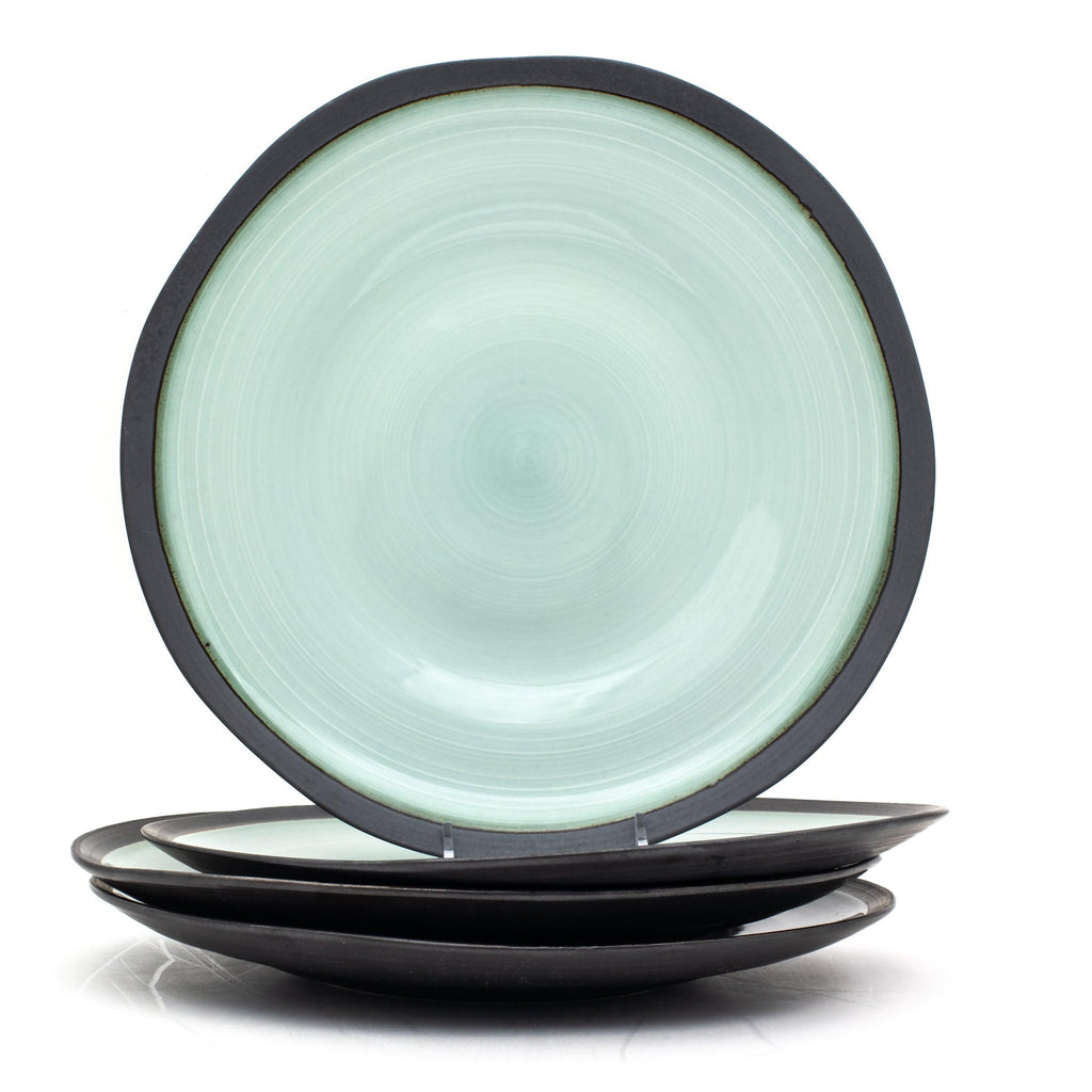 Diana 4 Piece Dinner Plate Set - Euro Ceramica 