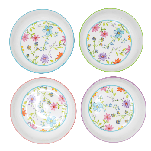 Charlotte 4 Piece Pasta Bowl Set - Euro Ceramica 
