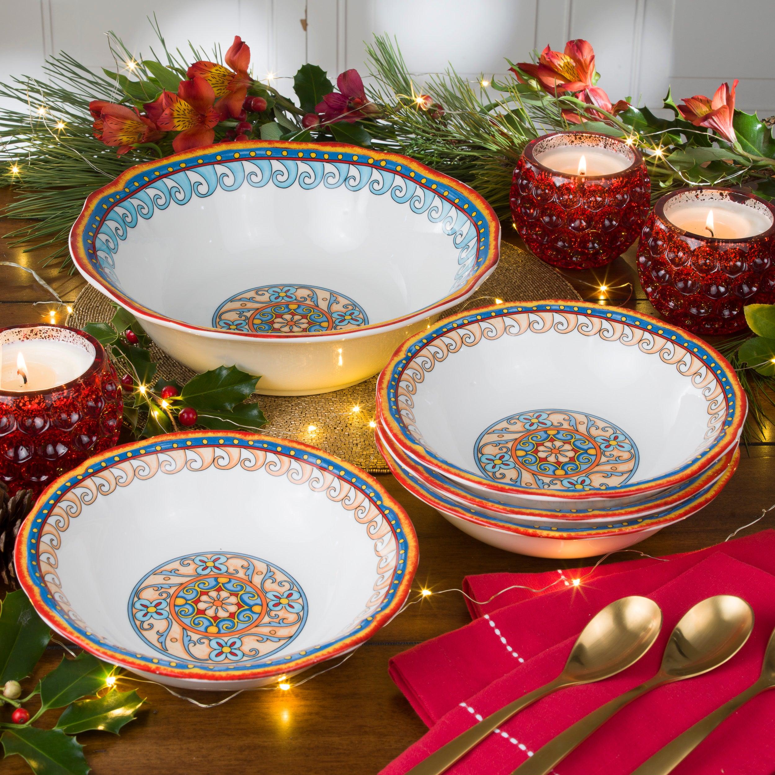 Duomo 4 Piece Pasta Bowls Set