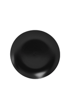 Euro Essential 4 Piece Salad Plate Set, Semi-Matte Black - Euro Ceramica 
