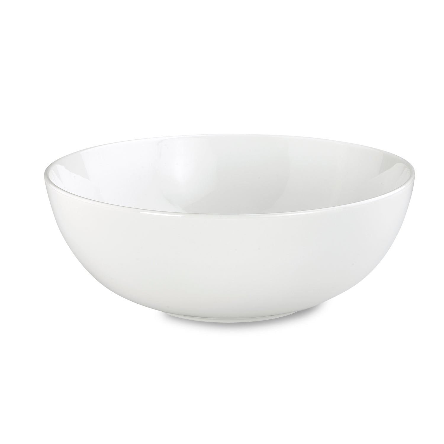 Euro Essential  Stoneware  Serving Bowl - Semi Matte White