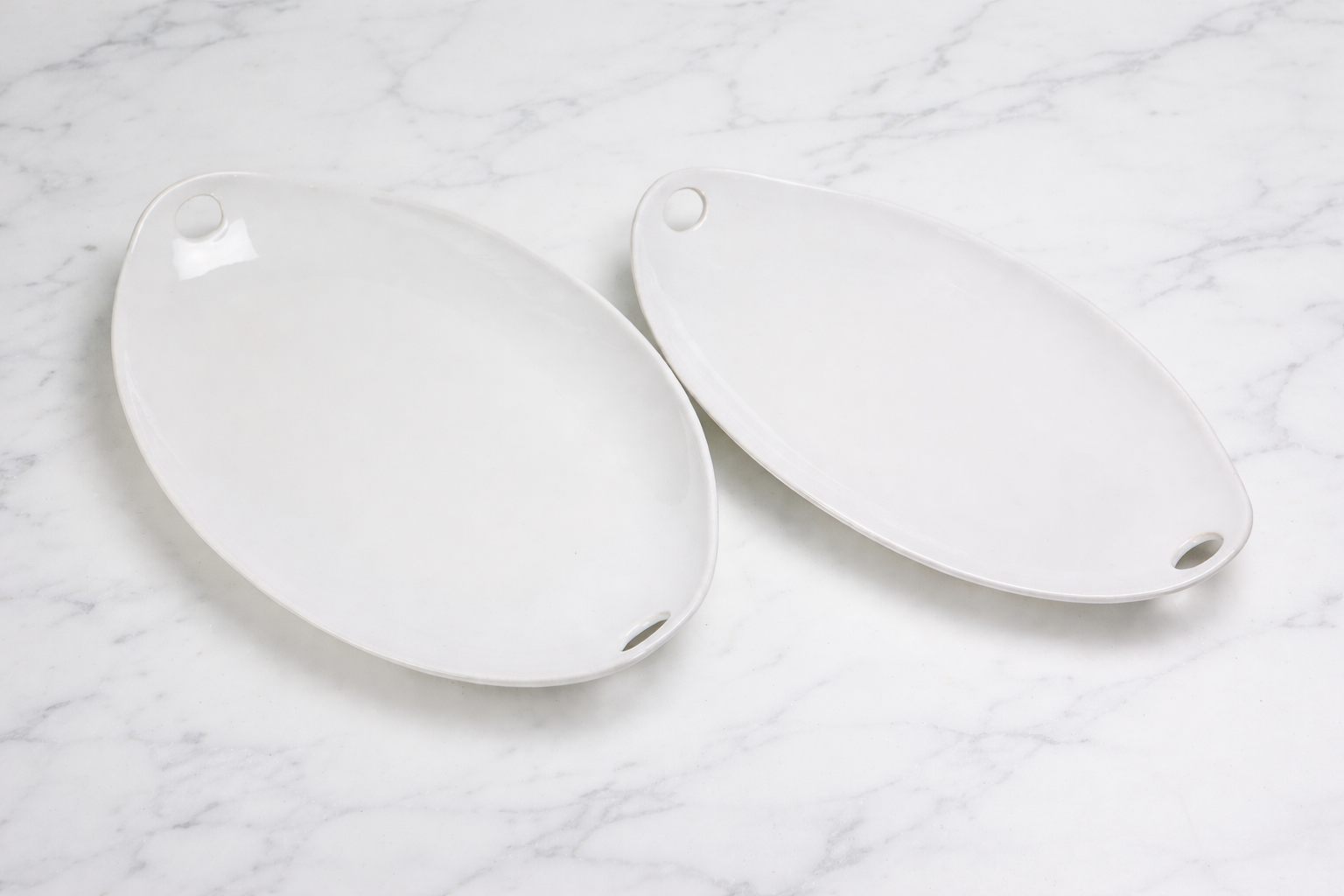 Euro Essential Classic Lisbon White Serving Platters