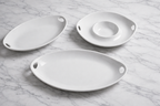 Euro Essential Classic Lisbon White Serving Platters