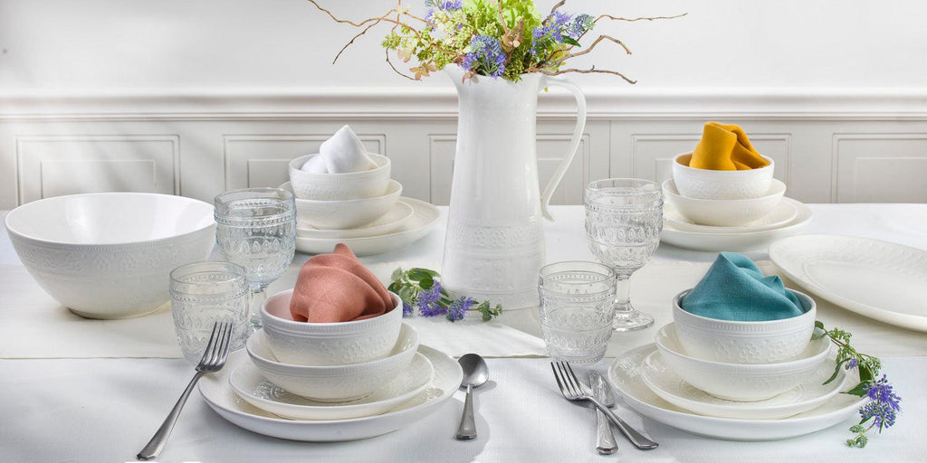 Fez Pitcher - White - Euro Ceramica 