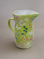 Primavera Handpainted Stoneware Pitcher