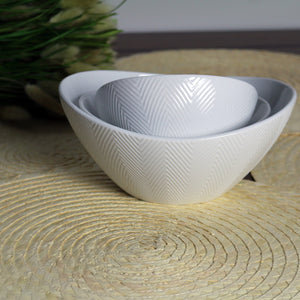Highlands 3 Piece Mixing Bowl Set - Euro Ceramica 