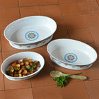 Zanzibar Oven to Table  Stoneware Oval Baking Dishes , Set of 3