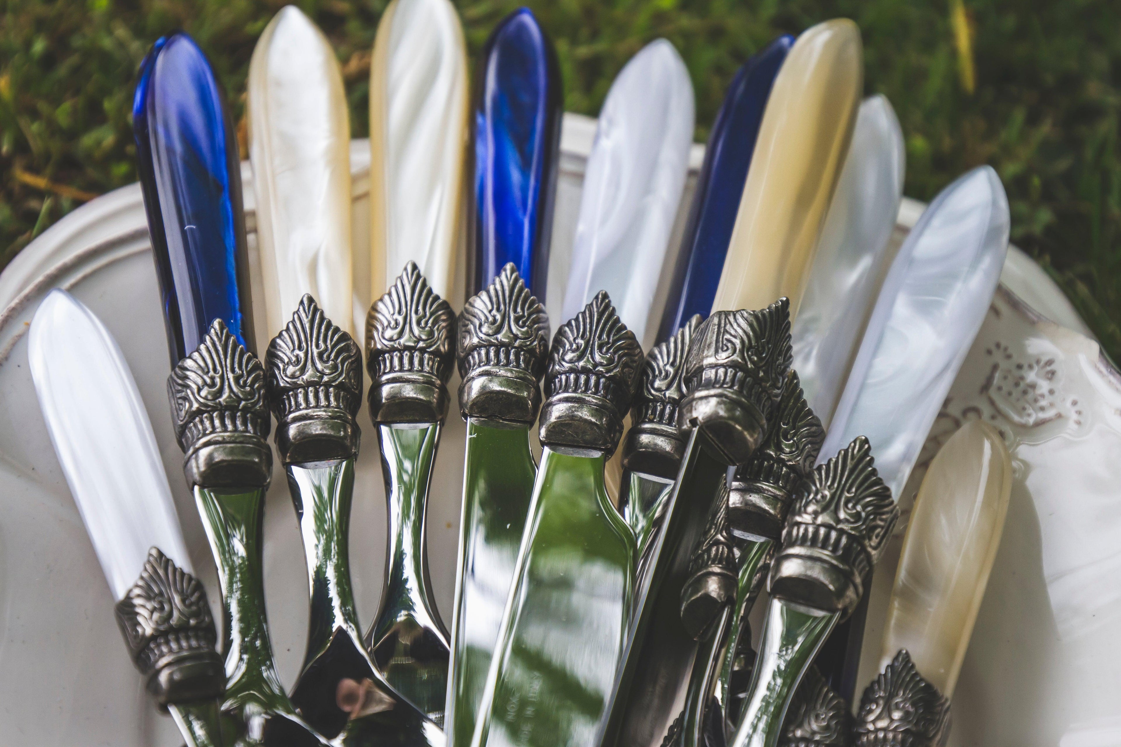 Laura Italian 5-Piece Flatware Place Setting - Euro Ceramica 