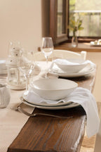 Neree 16 Piece Dinnerware Set - Modern Country Style Reactive Glaze - Euro Ceramica 