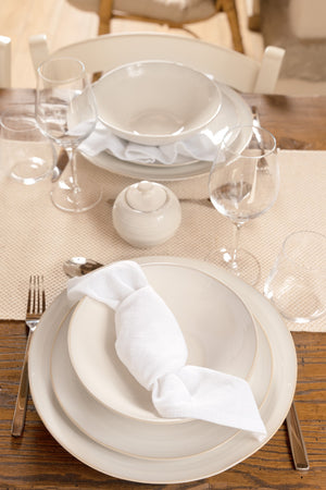 Neree 16pcs Dinnerware Set - Modern Country Style Reactive Glaze